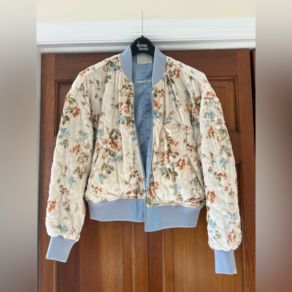 Urban Outfitters Floral Bomber Jacket, Size XS